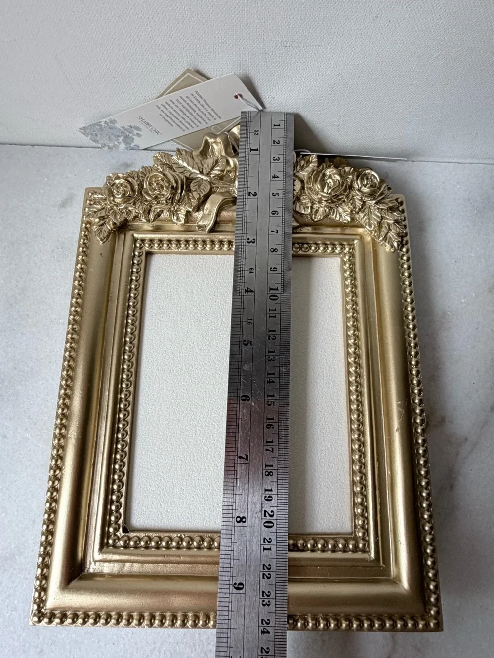 Earrings jewelry Holder Gold Wedding Display ornate Stand Frame antique style……